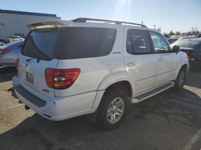 5TDZT38A63S162665 - 2003 TOYOTA SEQUOIA LIMITED WHITE photo 3