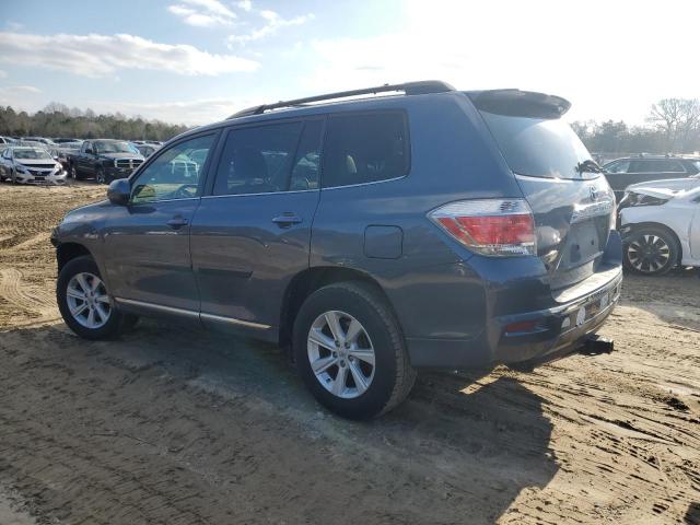 JTEBC3EH4C2004394 - 2012 TOYOTA HIGHLANDER HYBRID GRAY photo 2