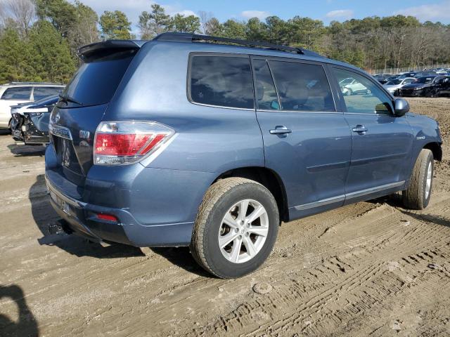 JTEBC3EH4C2004394 - 2012 TOYOTA HIGHLANDER HYBRID GRAY photo 3