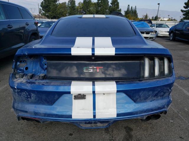 1FA6P8CF4H5324352 - 2017 FORD MUSTANG GT BLUE photo 6