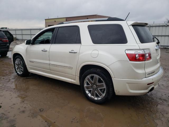 1GKKVTED9CJ203348 - 2012 GMC ACADIA DENALI WHITE photo 2