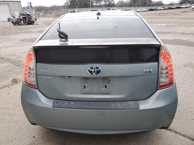 JTDKN3DU9C5479664 - 2012 TOYOTA PRIUS BLUE photo 6