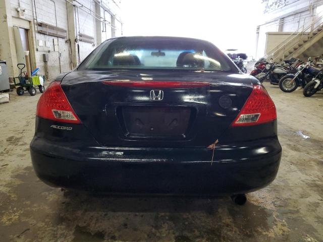 1HGCM713X7A022788 - 2007 HONDA ACCORD LX BLACK photo 6