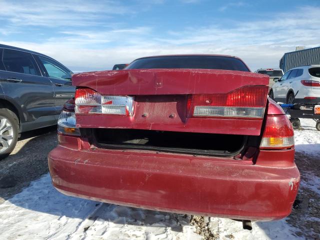 1HGCG66812A106965 - 2002 HONDA ACCORD EX RED photo 6