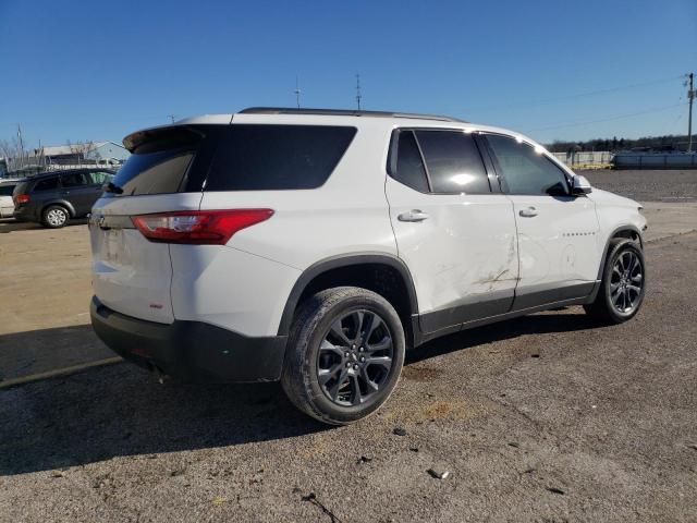 1GNERJKW1LJ134749 - 2020 CHEVROLET TRAVERSE RS WHITE photo 3