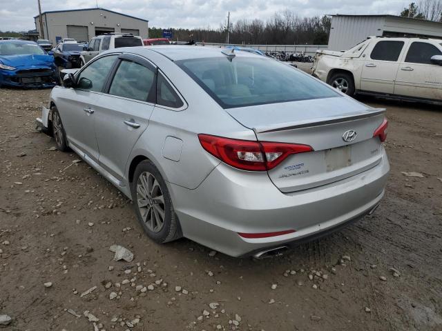 5NPE34AF0GH411757 - 2016 HYUNDAI SONATA SPORT SILVER photo 2