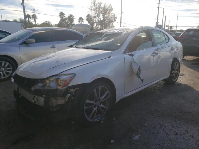 JTHBK262785083978 - 2008 LEXUS IS 250 WHITE photo 1