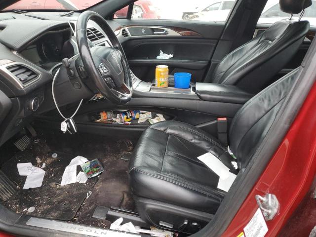 3LN6L5E94HR645506 - 2017 LINCOLN MKZ RESERVE წითელი ფოტო 7