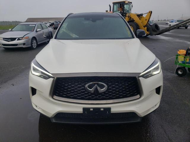 3PCAJ5BB5MF125953 - 2021 INFINITI QX50 LUXE WHITE photo 5