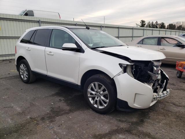 2FMDK4JC7DBC32333 - 2013 FORD EDGE SEL WHITE photo 4