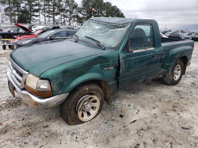 1FTYR10C7YTA81937 - 2000 FORD RANGER GREEN photo 1