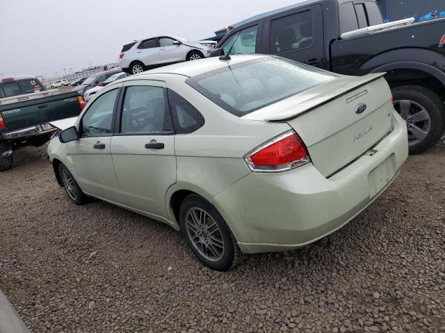 1FAHP3FN6AW185727 - 2010 FORD FOCUS SE GREEN photo 2