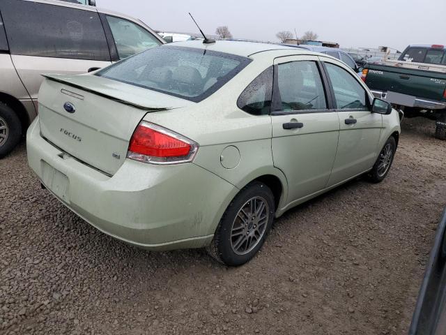 1FAHP3FN6AW185727 - 2010 FORD FOCUS SE GREEN photo 3