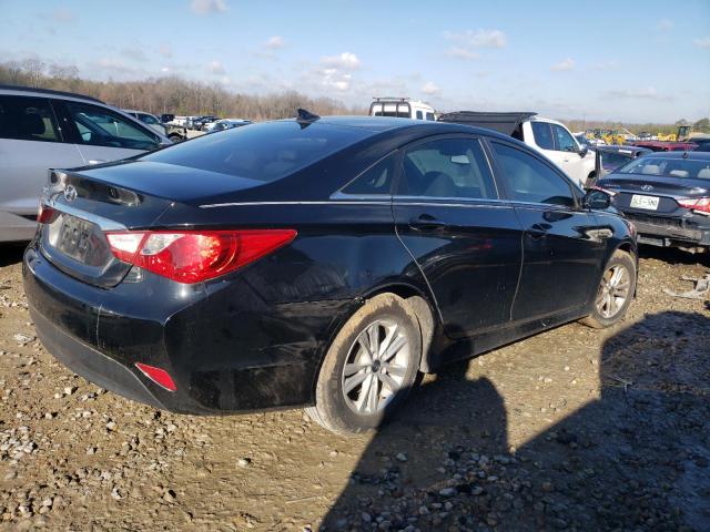 5NPEB4AC2EH926832 - 2014 HYUNDAI SONATA GLS BLACK photo 3