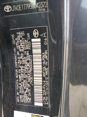 JTKDE177950042372 - 2005 TOYOTA SCION TC 黑色 照片 12