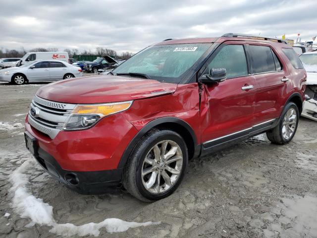 1FM5K8D89EGA07554 - 2014 FORD EXPLORER XLT MAROON photo 1