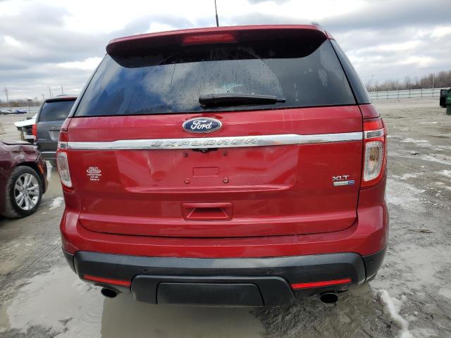 1FM5K8D89EGA07554 - 2014 FORD EXPLORER XLT MAROON photo 6