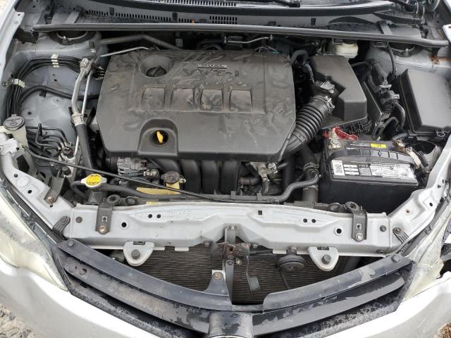 2T1BURHEXEC170963 - 2014 TOYOTA COROLLA L SILVER photo 11