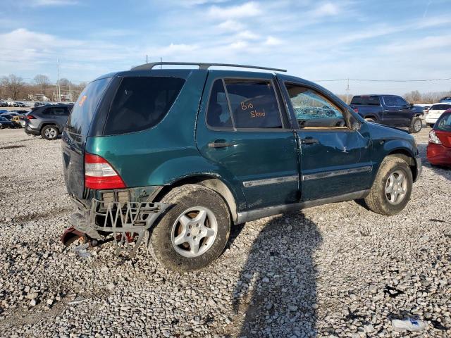 4JGAB54EXWA020840 - 1998 MERCEDES-BENZ ML 320 GREEN photo 3