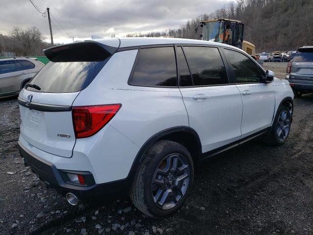 5FNYF8H58PB023036 - 2023 HONDA PASSPORT EXL WHITE photo 3
