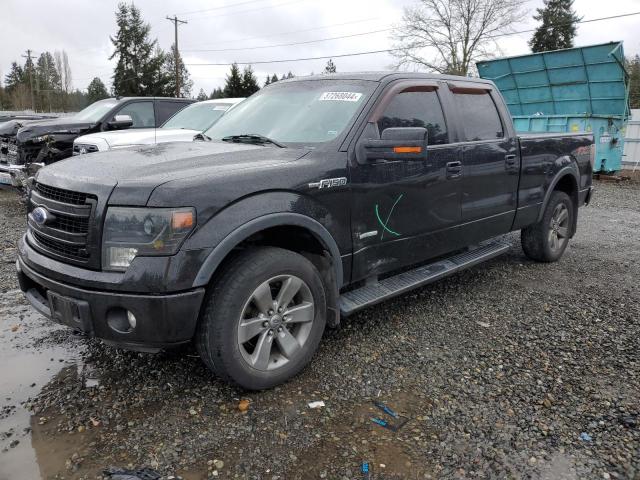 1FTFW1ET2DFA25342 - 2013 FORD F150 SUPERCREW BLACK photo 1