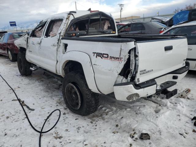 3TMLU4EN8EM163674 - 2014 TOYOTA TACOMA DOUBLE CAB WHITE photo 2