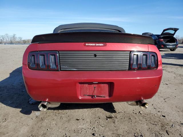 1ZVHT84N565246033 - 2006 FORD MUSTANG RED photo 6