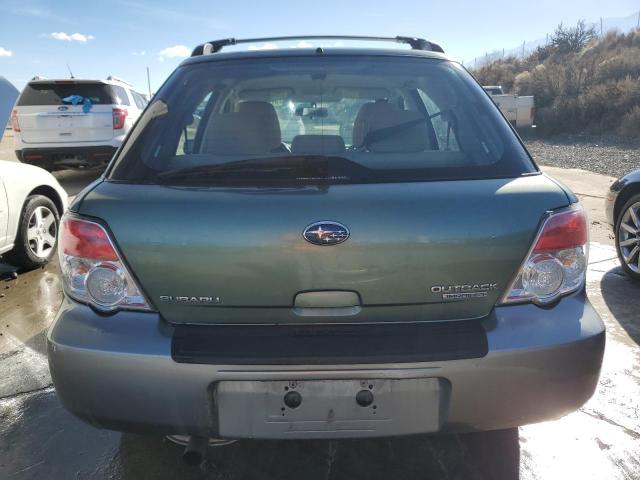 JF1GG63667H800591 - 2007 SUBARU IMPREZA OUTBACK SPORT GREEN photo 6