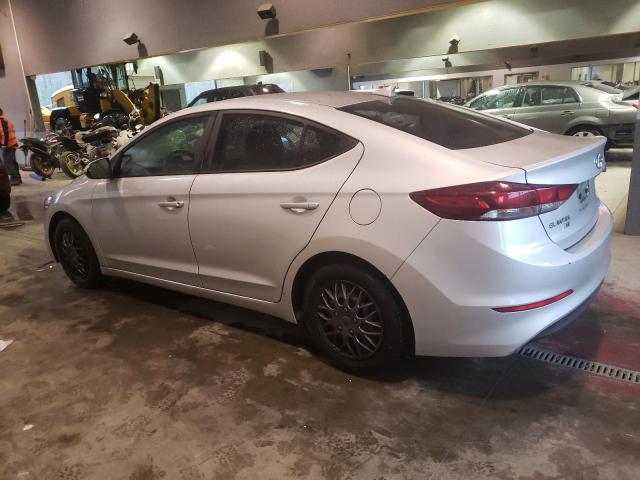 KMHD74LFXHU110462 - 2017 HYUNDAI ELANTRA SE SILVER photo 2