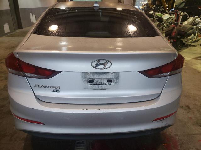 KMHD74LFXHU110462 - 2017 HYUNDAI ELANTRA SE SILVER photo 6