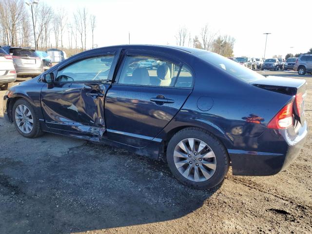 2HGFA1F80AH529540 - 2010 HONDA CIVIC EX BLUE photo 2