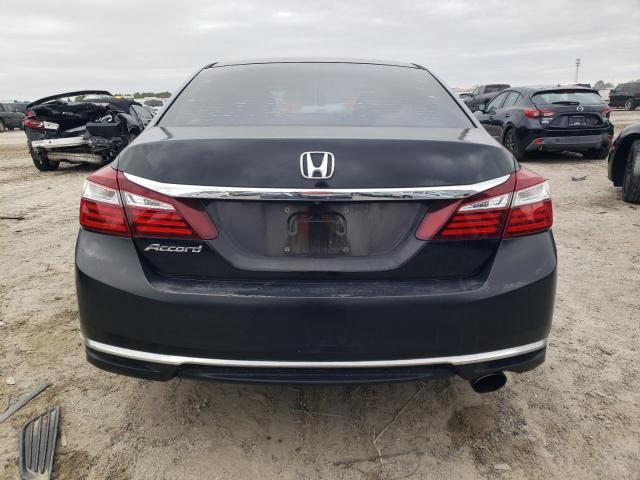 1HGCR2F30GA045395 - 2016 HONDA ACCORD LX BLACK photo 6