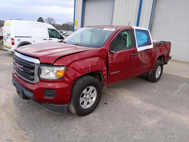 1GTG5AEA7F1142551 - 2015 GMC CANYON MAROON photo 2