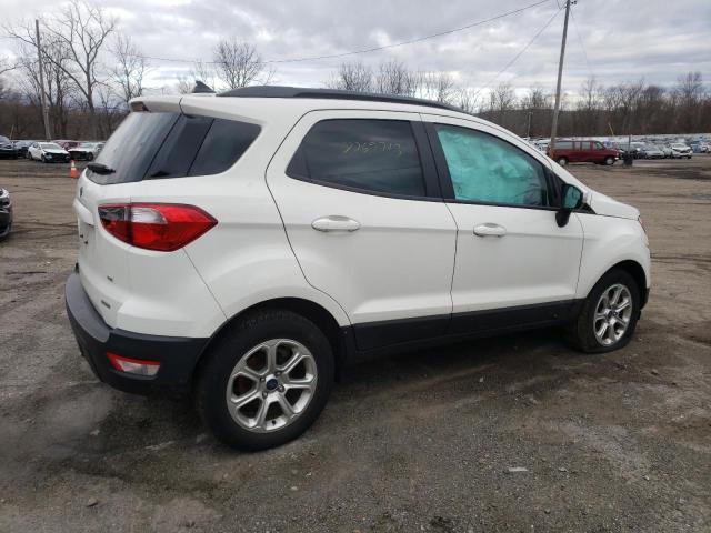 MAJ3P1TE9JC239641 - 2018 FORD ECOSPORT SE WHITE photo 3