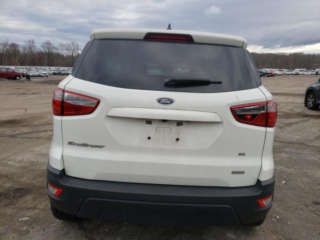 MAJ3P1TE9JC239641 - 2018 FORD ECOSPORT SE WHITE photo 6