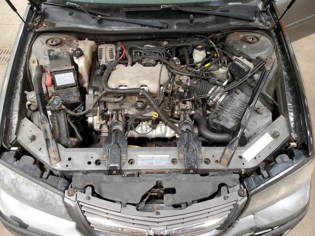 2G1WF52E349334283 - 2004 CHEVROLET IMPALA GRAY photo 11