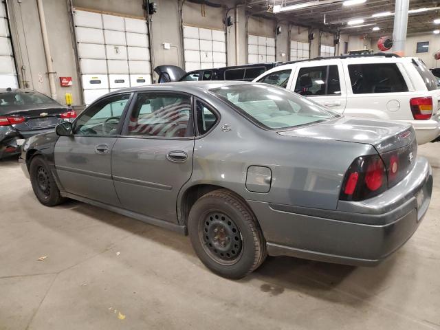 2G1WF52E349334283 - 2004 CHEVROLET IMPALA GRAY photo 2