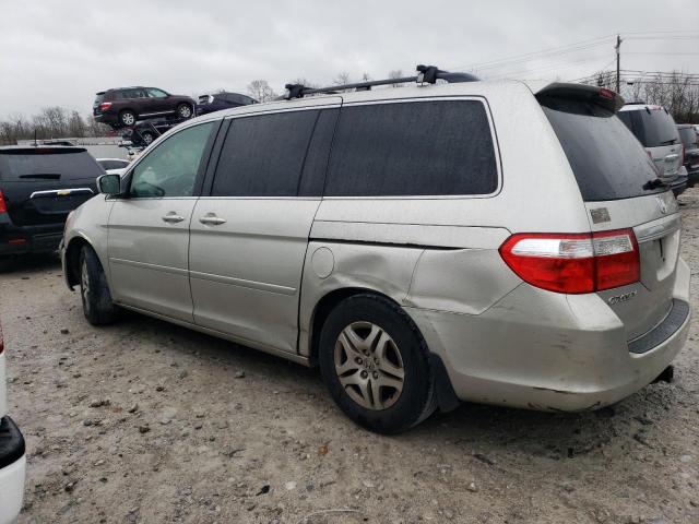 5FNRL384X7B132279 - 2007 HONDA ODYSSEY EX GRAY photo 2