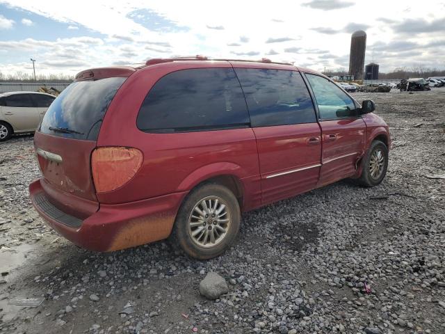 2C8GP64L54R532999 - 2004 CHRYSLER TOWN & COU LIMITED RED photo 3