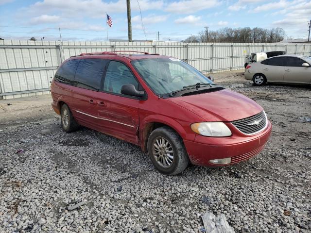 2C8GP64L54R532999 - 2004 CHRYSLER TOWN & COU LIMITED RED photo 4