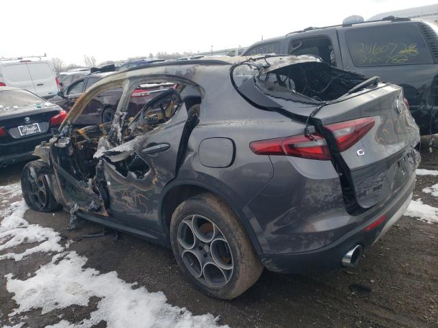 ZASFAKPN4J7B77347 - 2018 ALFA ROMEO STELVIO SPORT Verbrannt Foto 2