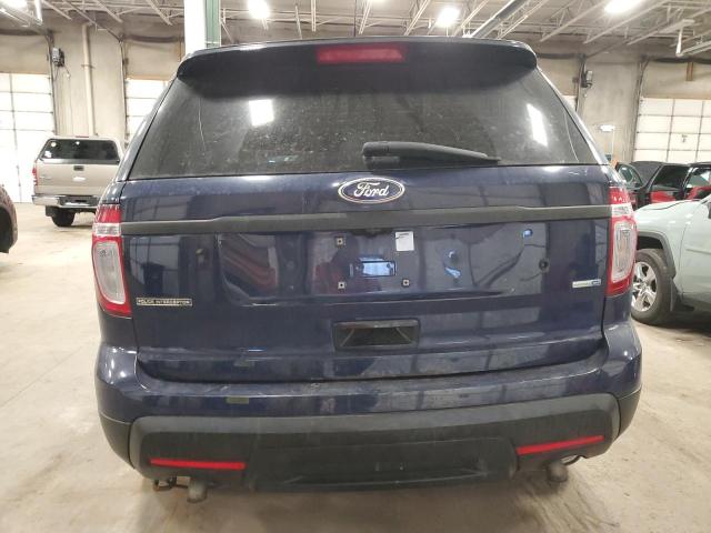 1FM5K8AR4DGC07107 - 2013 FORD EXPLORER POLICE INTERCEPTOR BLUE photo 6