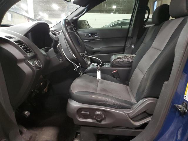 1FM5K8AR4DGC07107 - 2013 FORD EXPLORER POLICE INTERCEPTOR أزرق صورة 7