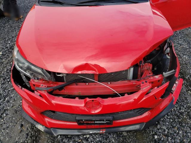 JTKJF5C76F3093910 - 2015 TOYOTA SCION TC 红色 照片 11