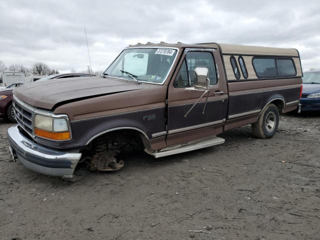 1FTEF15H7NNA95448 - 1992 FORD F150 BROWN photo 1