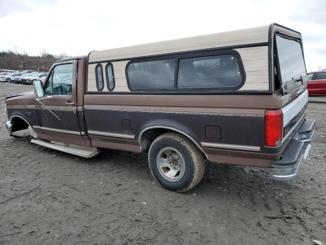 1FTEF15H7NNA95448 - 1992 FORD F150 BROWN photo 2