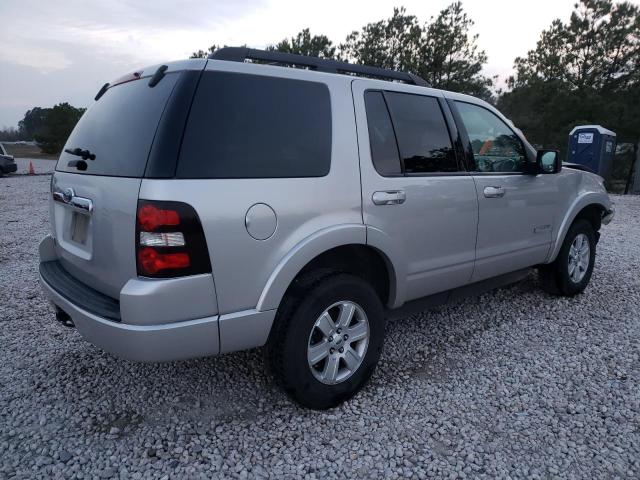 1FMEU63E08UB35709 - 2008 FORD EXPLORER XLT SILVER photo 3