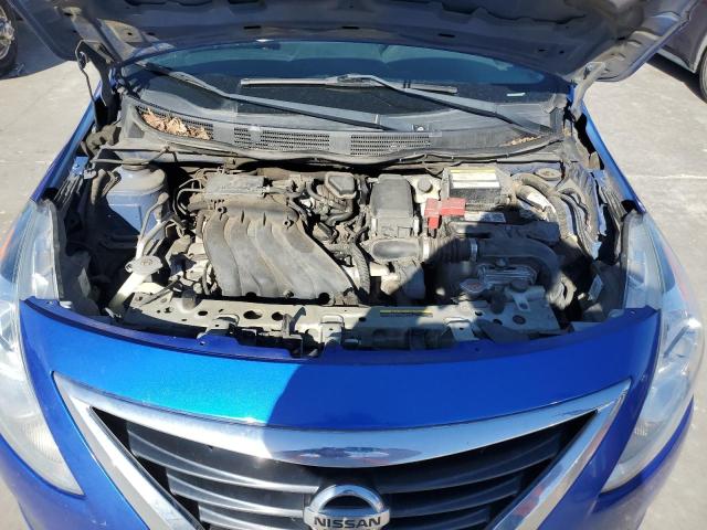 3N1CN7AP8FL818285 - 2015 NISSAN VERSA S BLUE photo 11