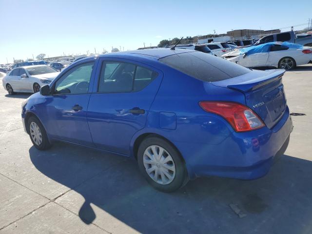 3N1CN7AP8FL818285 - 2015 NISSAN VERSA S BLUE photo 2