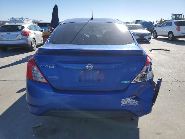 3N1CN7AP8FL818285 - 2015 NISSAN VERSA S BLUE photo 6